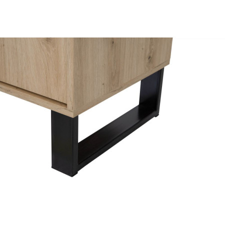Komoda NW 11 system Newada 90 cm dąb artisan antracyt z szufladami