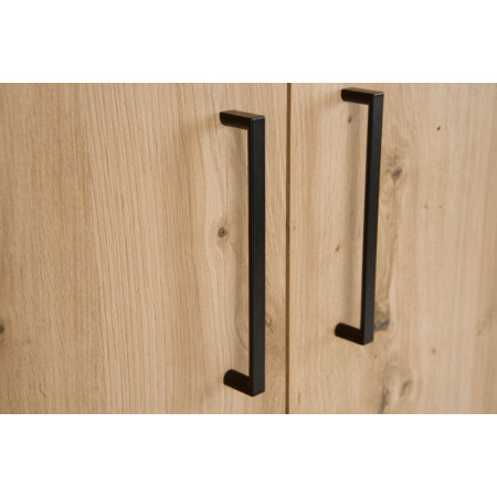 Komoda NW 7 system Newada 90 cm dąb artisan antracyt 170cm długa